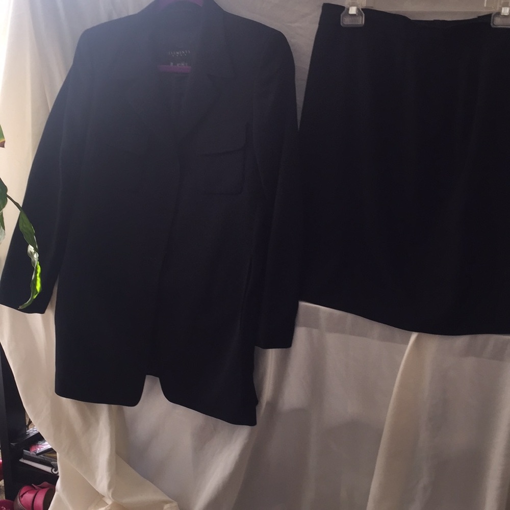 Dark Navy suit with skirt